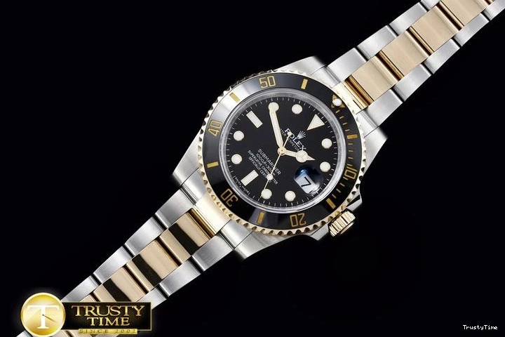 1023 ROLSUB183A – Submariner 116613 18K Wrapped TT Blk V7 Noob A- Bold 1061